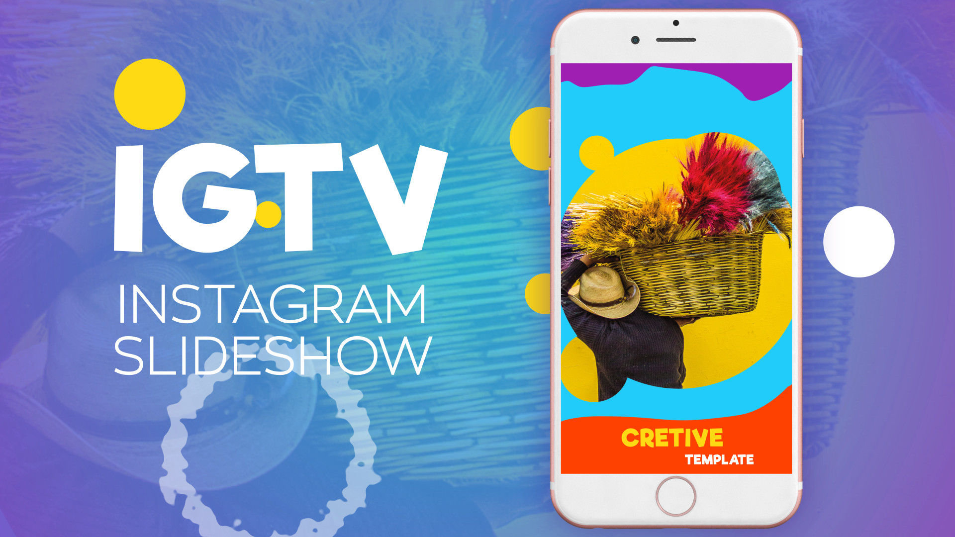 IGTV / Instagram时尚照片相册动画过渡素材库精选AE模板