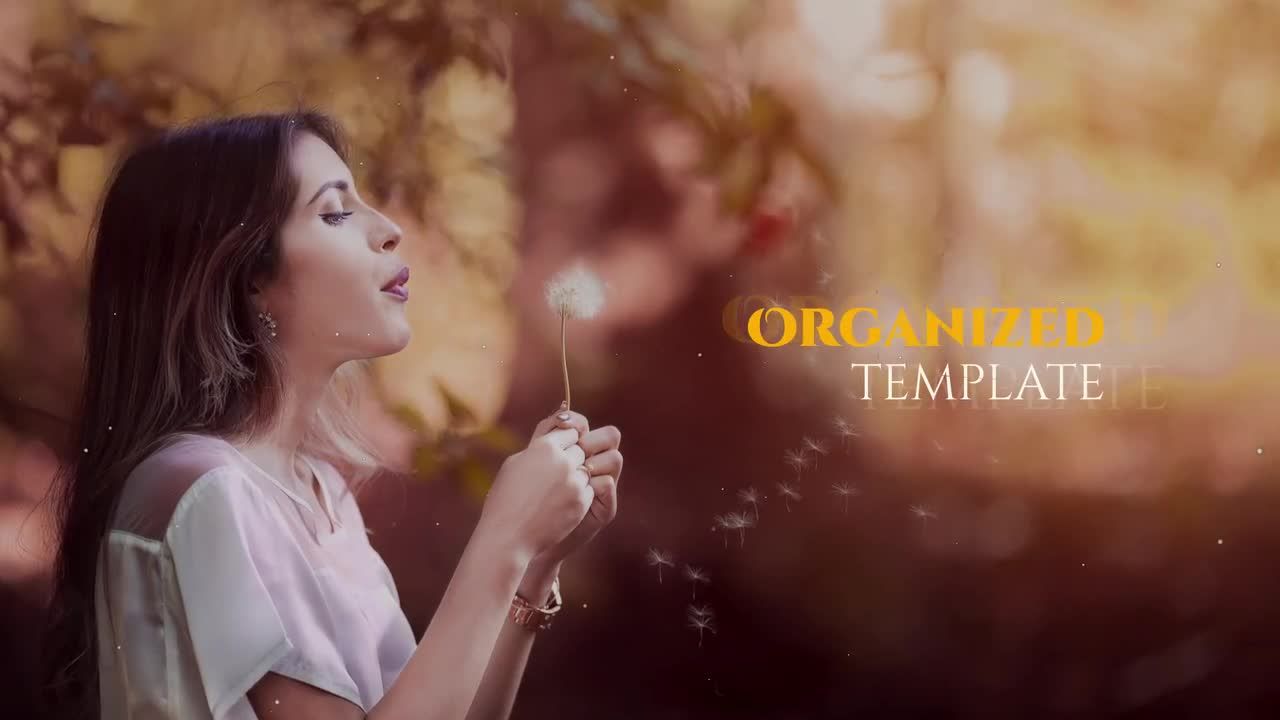 光滑的爱马赛克幻灯片素材库精选AE模板