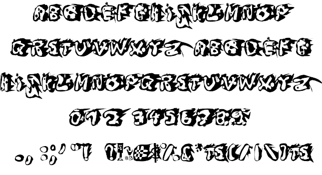 Blanc et Noir font插图1 Blanc et Noir font插图1