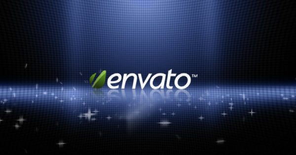 舞台星星粒子特效Logo演示素材库精选AE模板 Digital Logo Sting