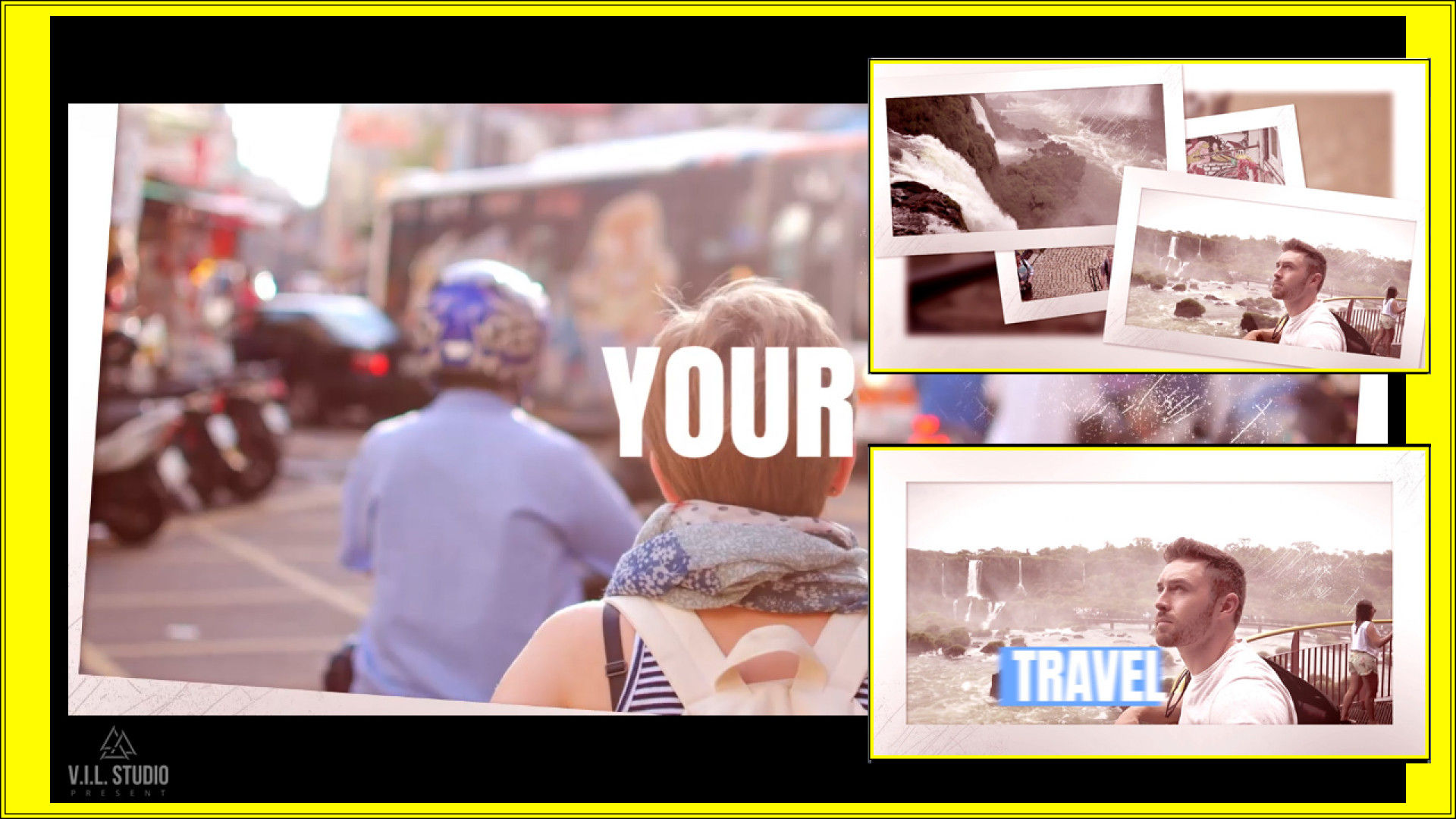 现代设计旅游活动动画PR模板