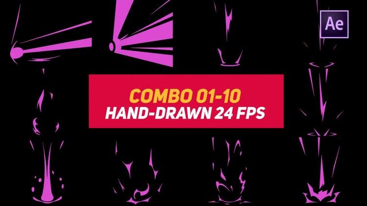 液体动画元素组合素材库精选AE模板