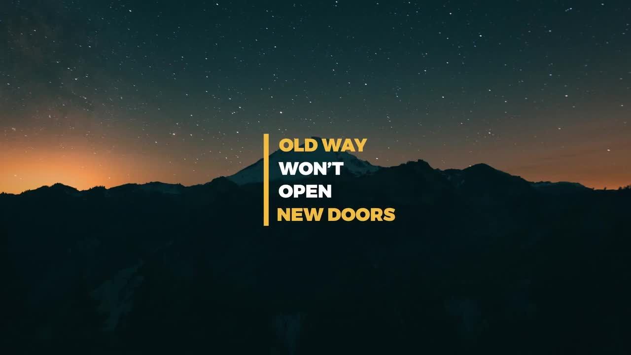 平滑的广告标题动画素材库精选AE模板