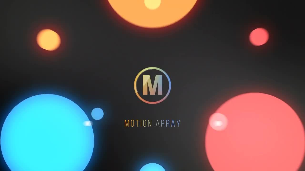 色彩绚烂多形状Logo 素材库精选AE模板