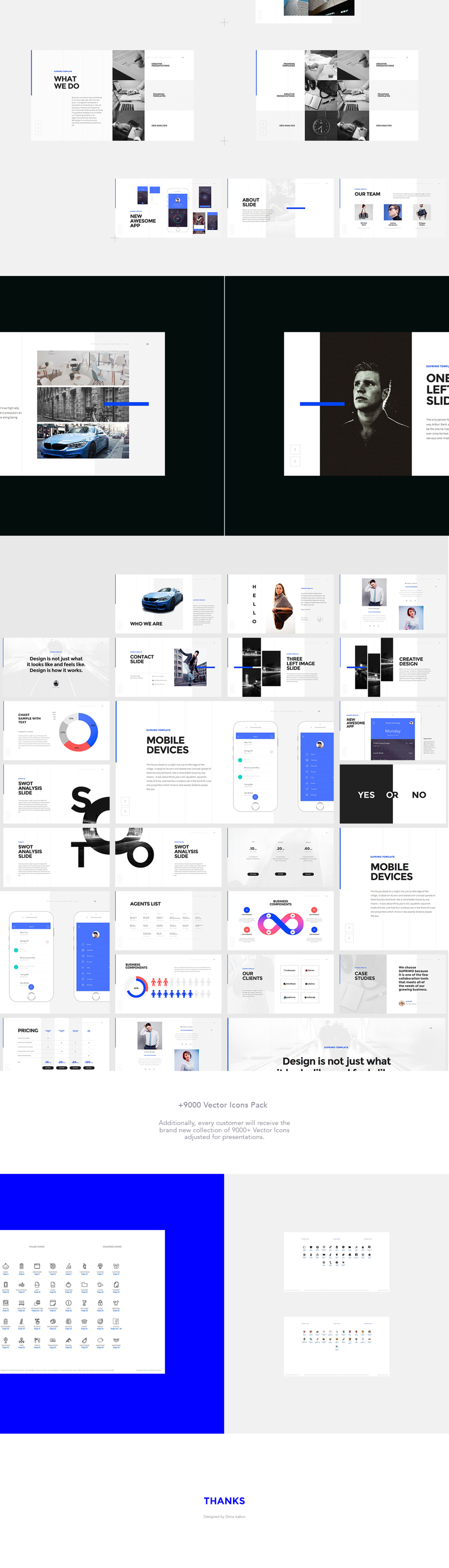 素材库下午茶：高端极简排版巧妙的PPT模版[PPTX,Key]插图(1)