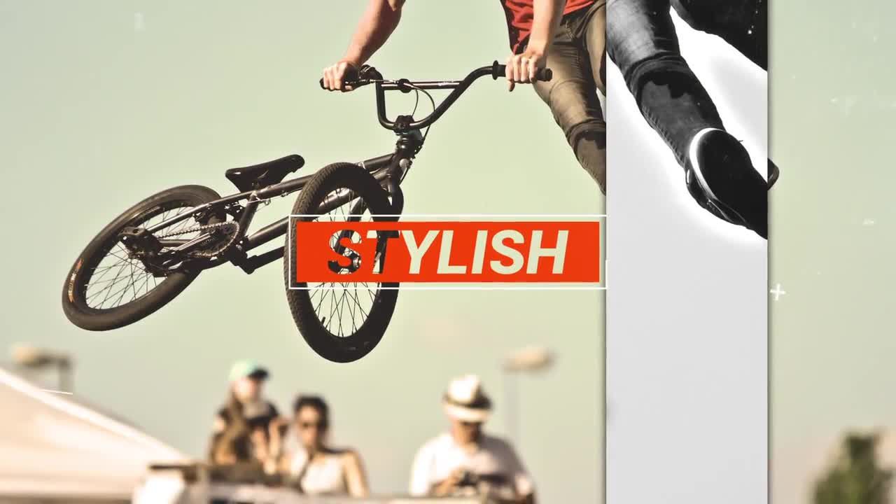 充满活力的现代电视节目幻灯片素材库精选AE模板