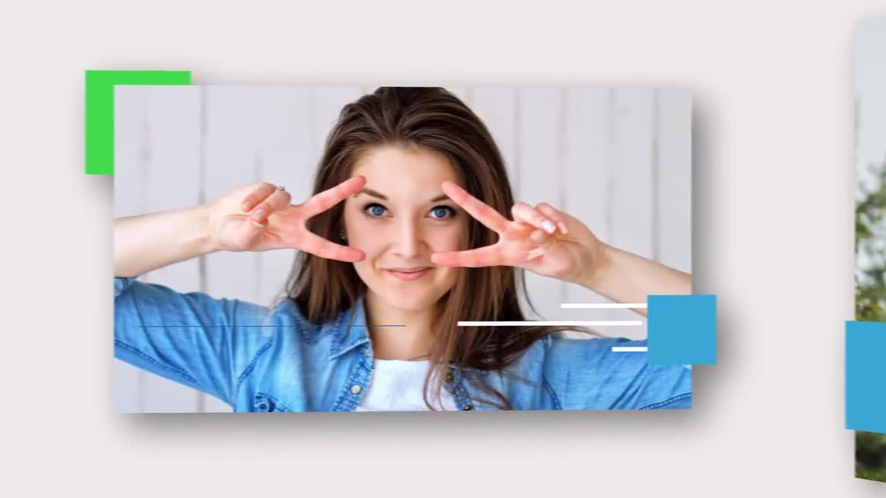 现代有趣活力的幻灯片介绍素材库精选AE模板