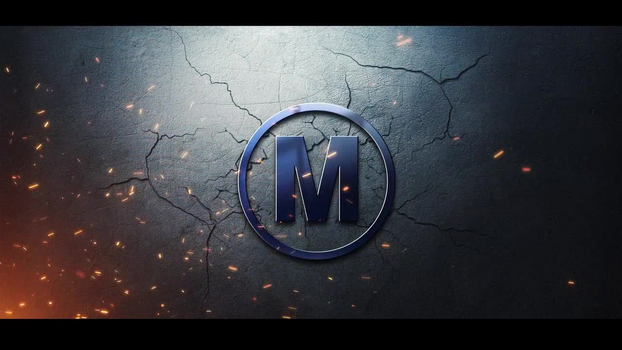 裂缝Logo标志动画素材库推荐PR模板