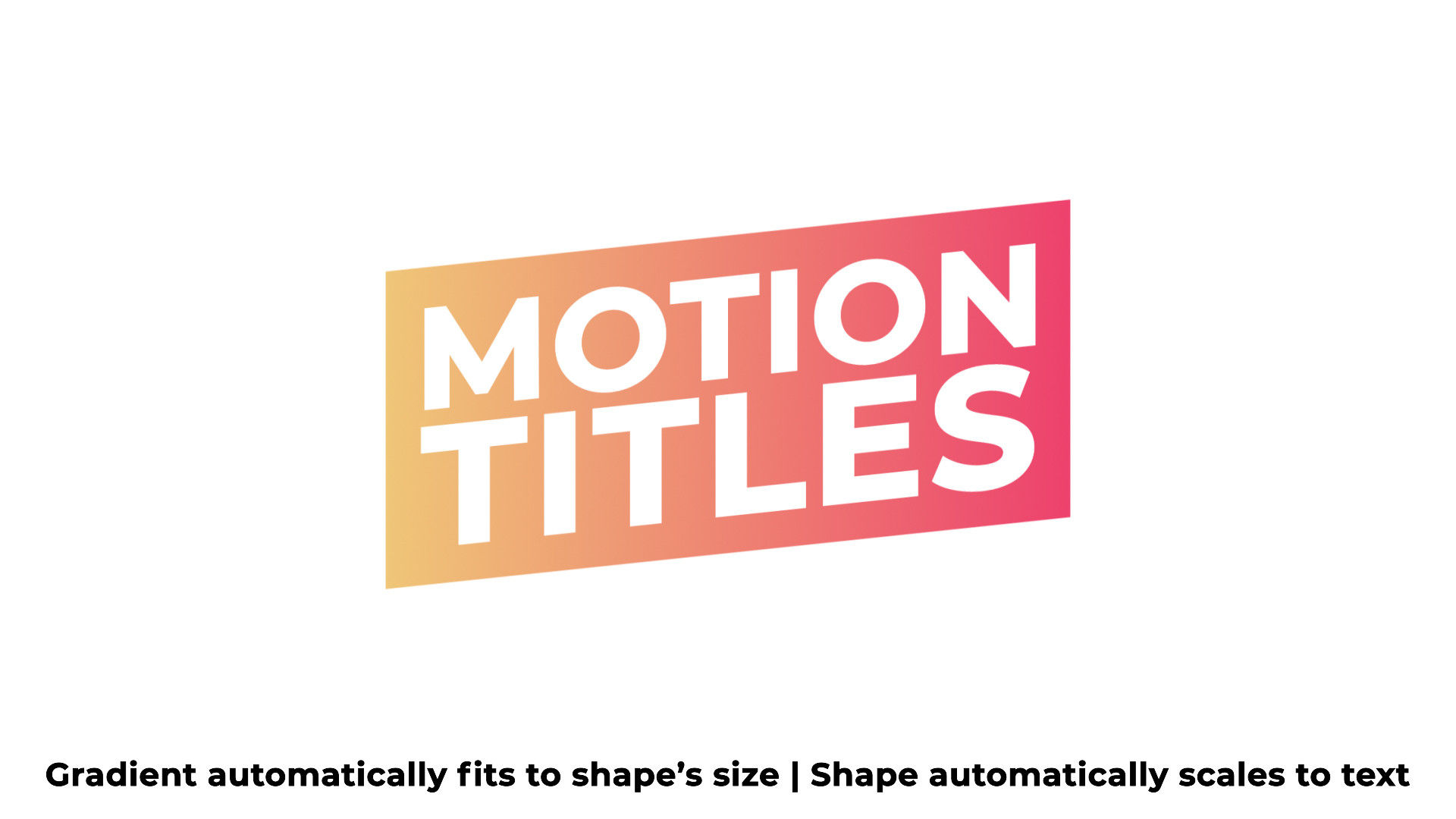 46个自动调整大小标题全屏动画素材库精选AE模板