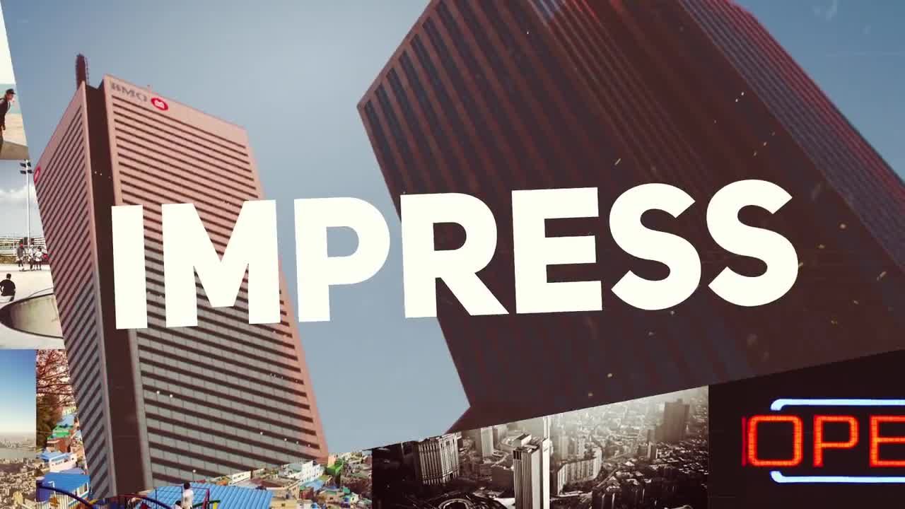 城市动画开场白素材库精选AE模板