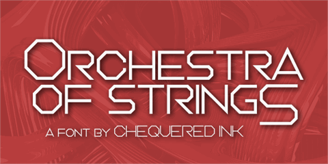 Orchestra of Strings font素材之家精选英文字体