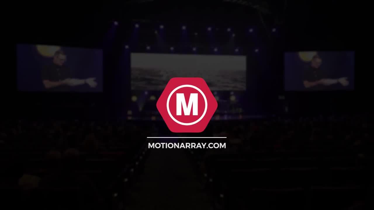 pr精美的动画徽标模板