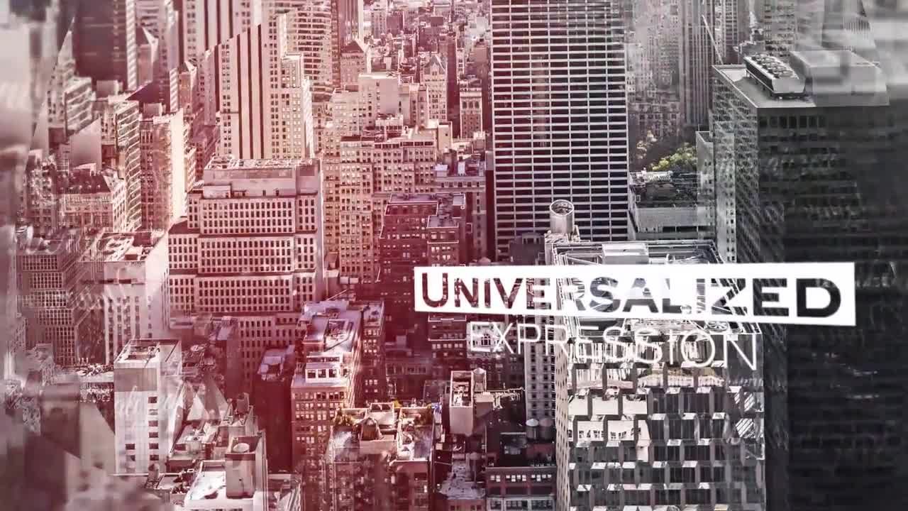 曲线过渡幻灯片素材库精选AE模板