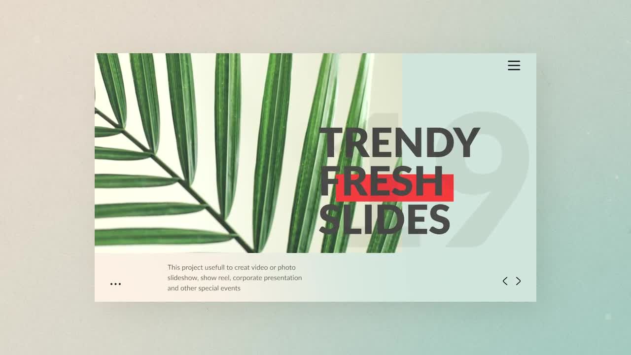 炫酷优雅幻灯片素材库推荐PR模板