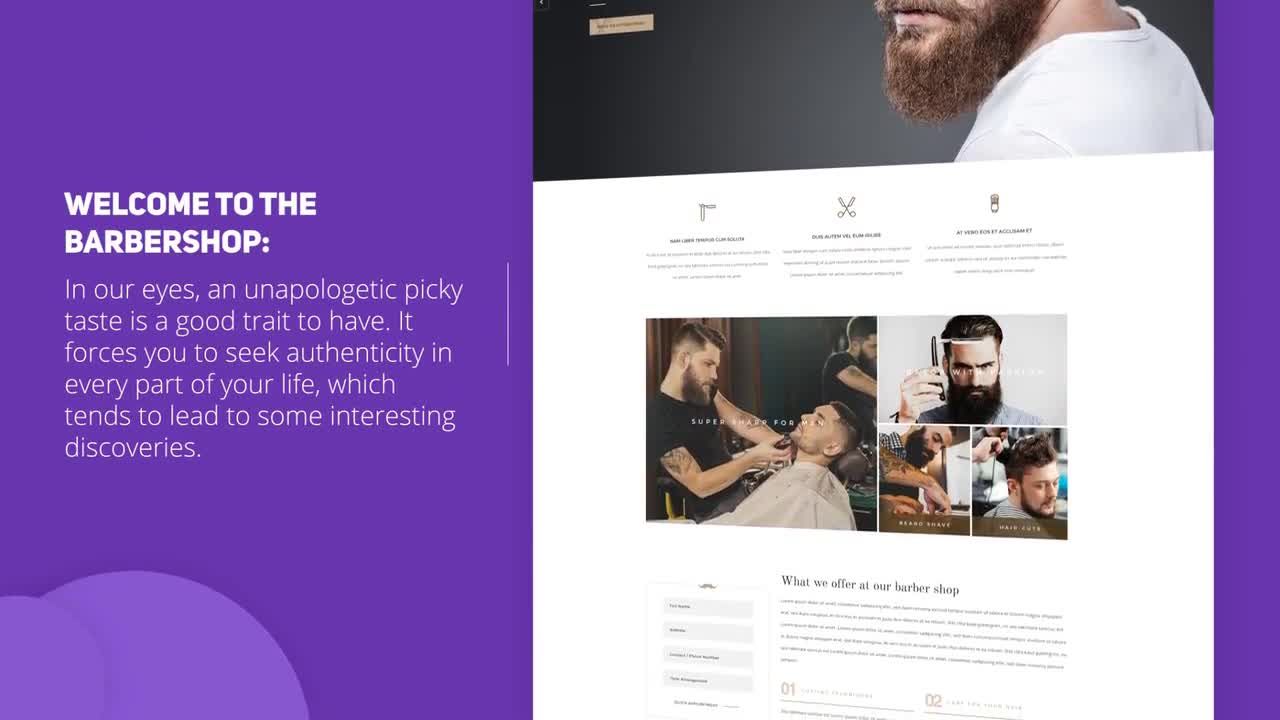 多彩明亮时尚的网页介绍素材库精选AE模板