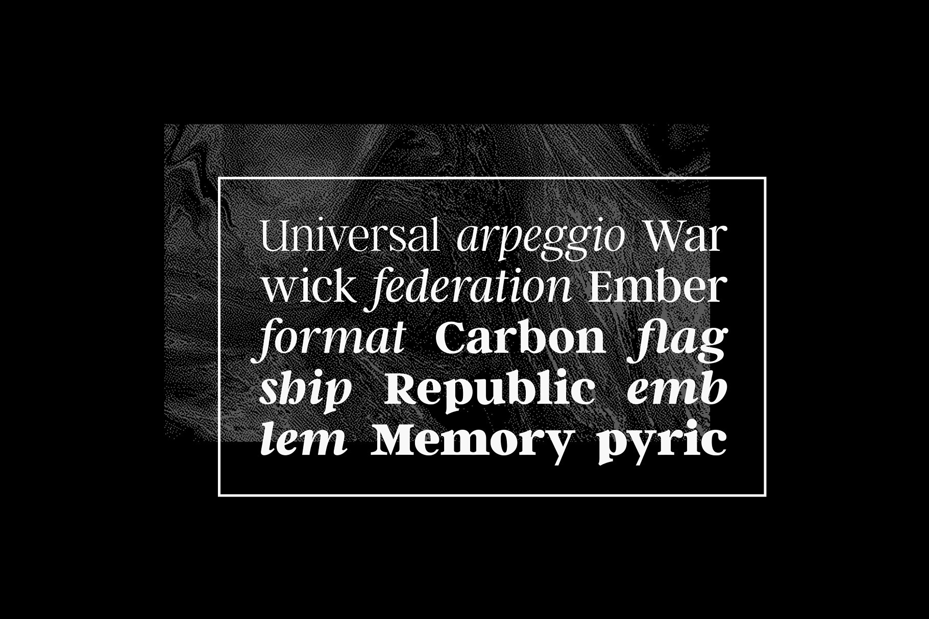 衬线字体 Argent CF: expressive serif font插图(7)