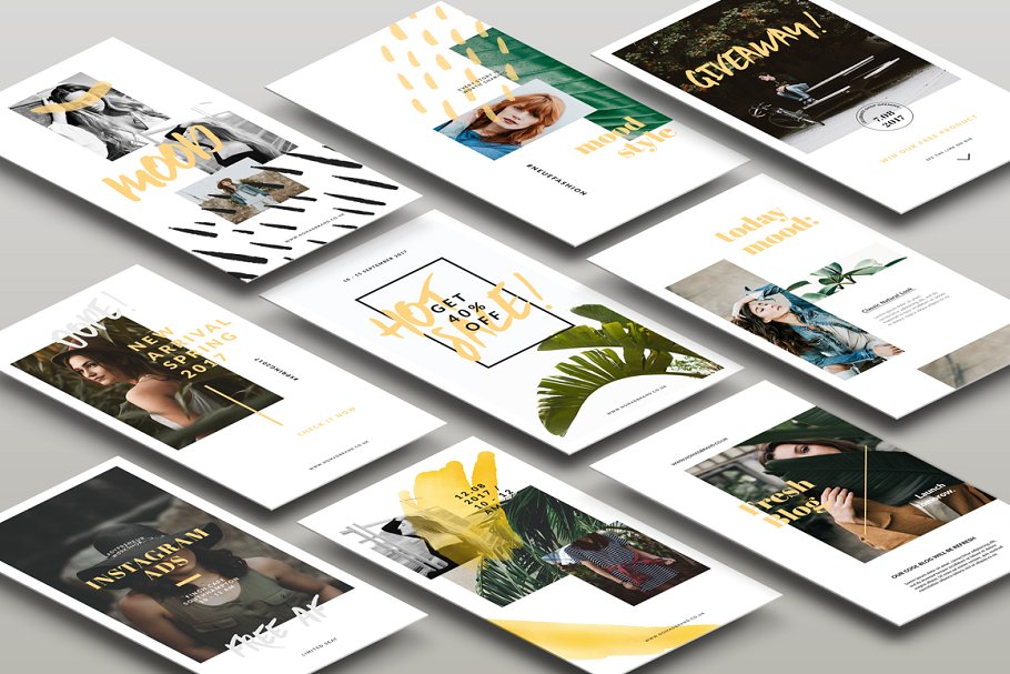 华丽Instagram故事模板素材库精选 ORENZA – Instagram Stories插图(1)