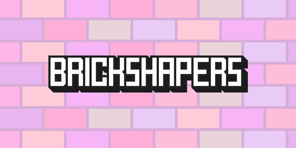 BrickShapers font插图