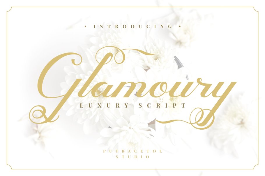 Glamoury Font素材之家精选英文字体
