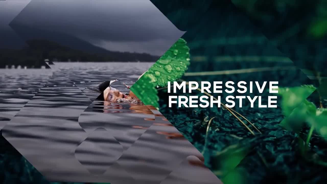 快速动态的的旅行预告片素材库精选AE模板Stomp Opener