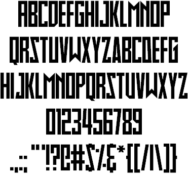 Slimbots font插图1