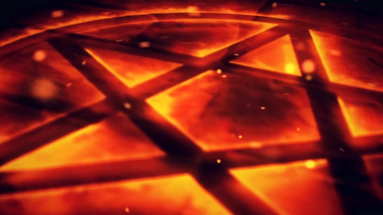 火五角星标志揭示素材库精选AE模板