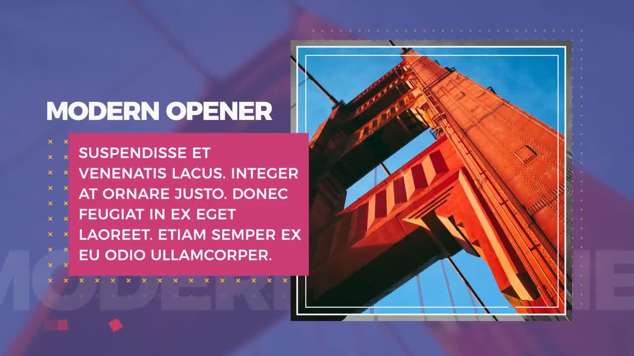 全新时尚的现代幻灯片素材库精选AE模板