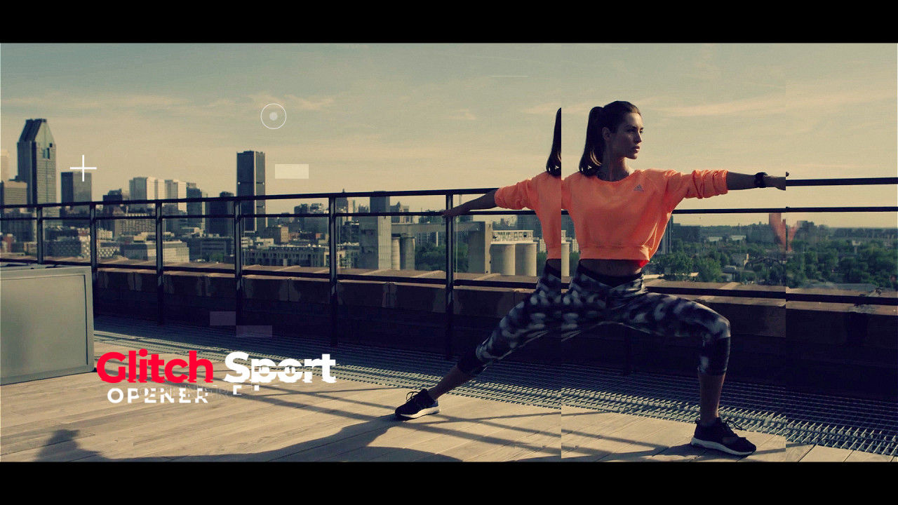 动感十足的运动徽标素材库推荐Pr模板