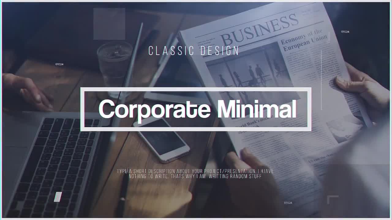 简洁现代创意商务动画素材库精选AE模板