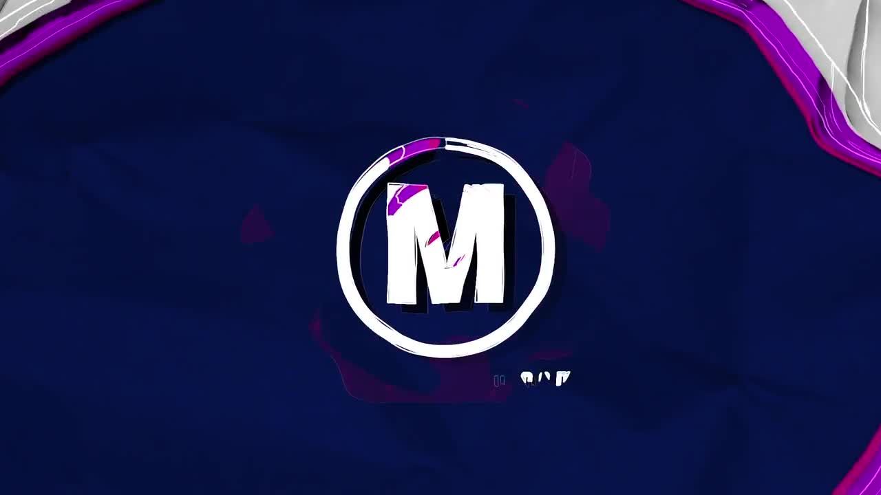 卡通纸徽标素材库精选AE模板