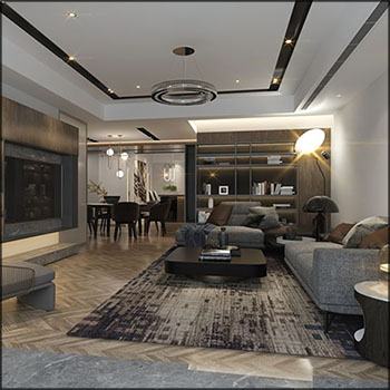 餐厅客厅室内场景素材之家精选3D模型