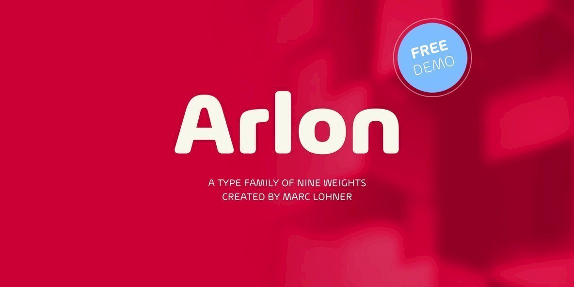 Arlon Font Family素材之家精选英文字体