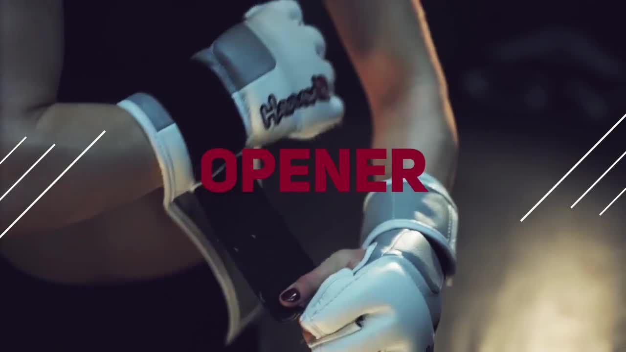 体育运动励志开启者Pr模板