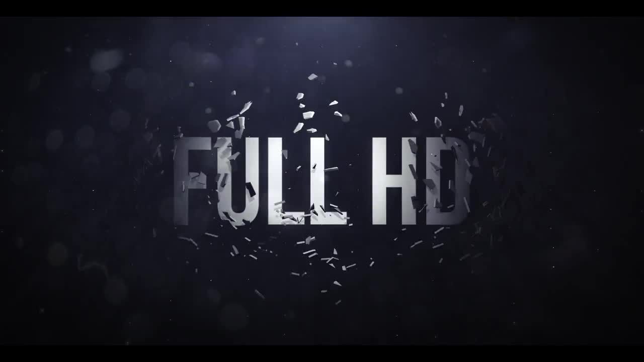 酷炫时尚爆炸性的预告片标题素材库精选AE模板