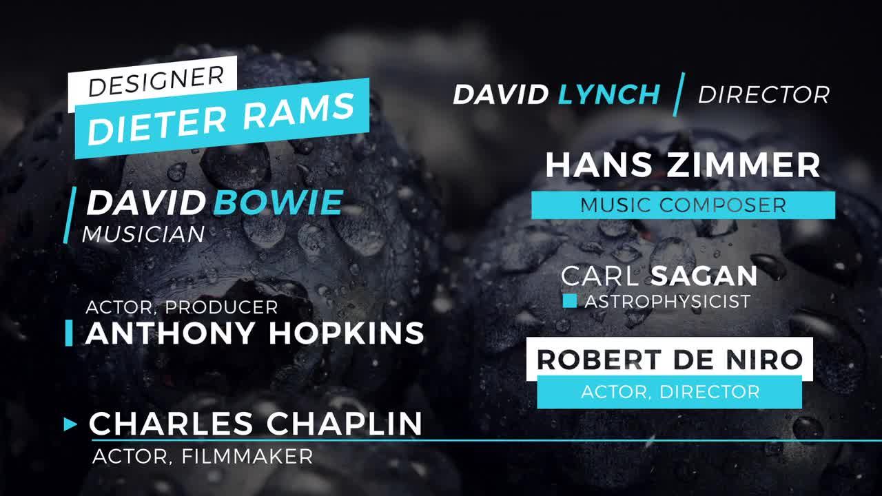 8个下三分之一商业广告全屏标题素材库精选AE模板