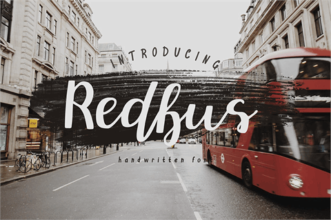 Redbus font素材之家精选英文字体