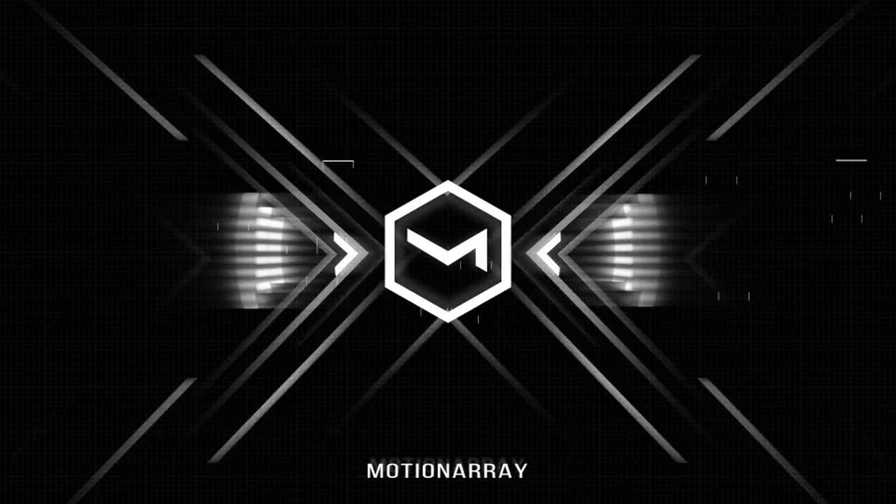 HUD声音徽标显示素材库精选AE模板