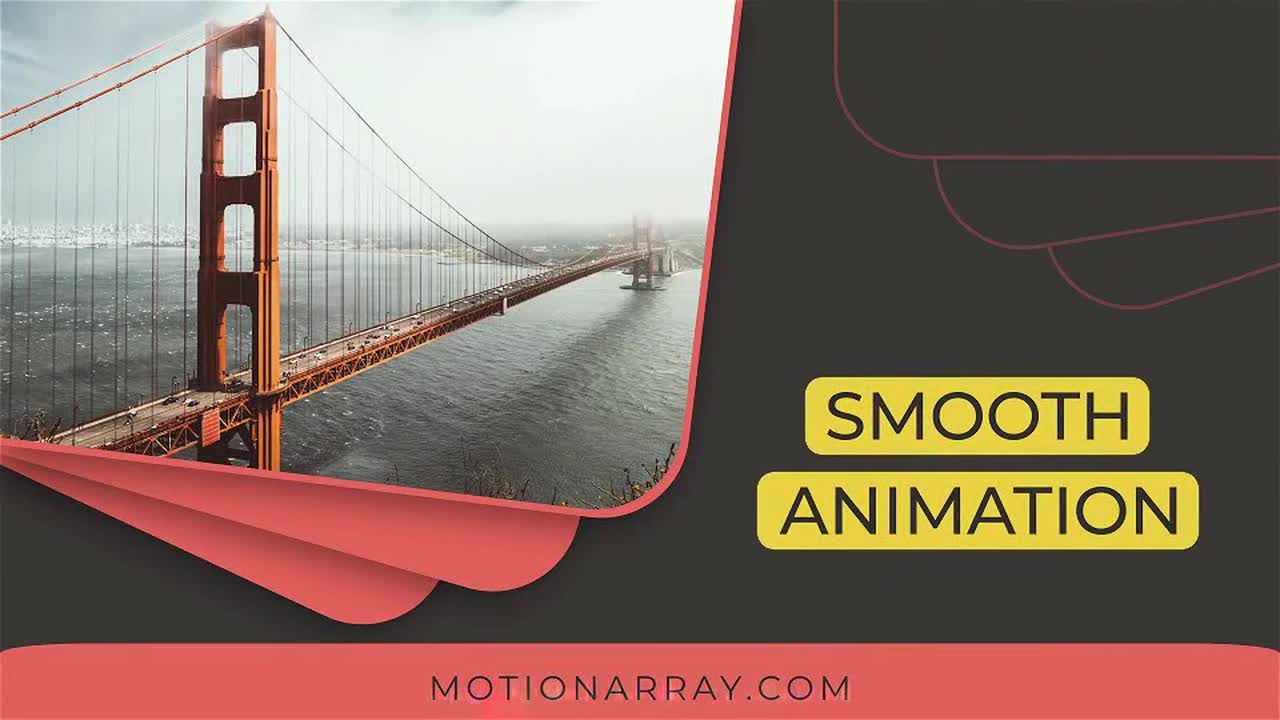 一个具有动画效果版式场景素材库精选AE模板