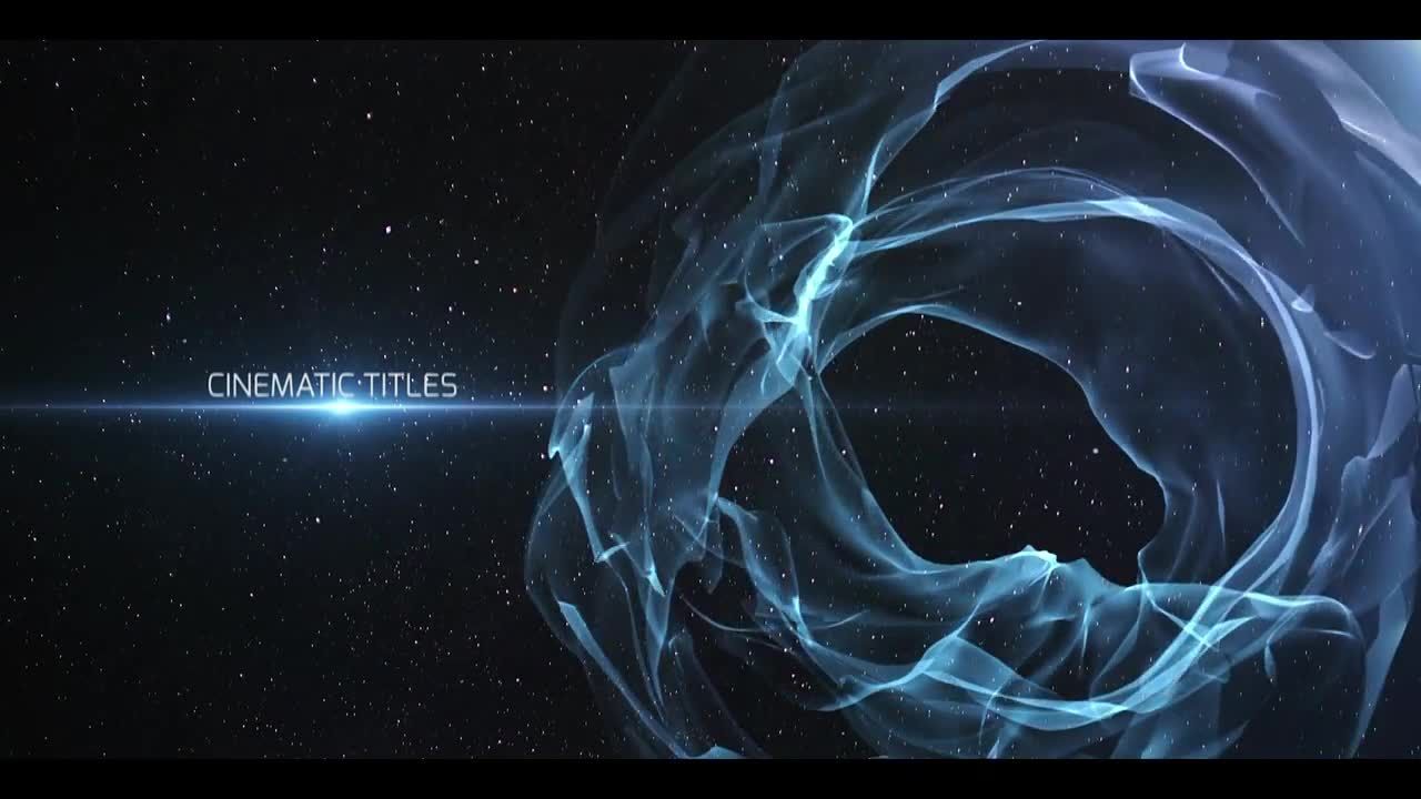 太空史诗电影标题素材库推荐Pr模板