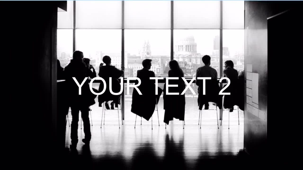 时尚商务风徽标幻灯片素材库精选AE模板