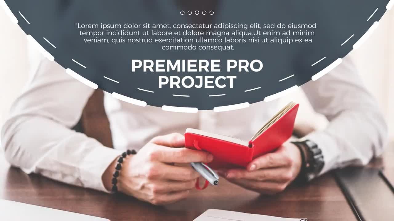 创意优雅文字动画过渡素材库推荐PR模板