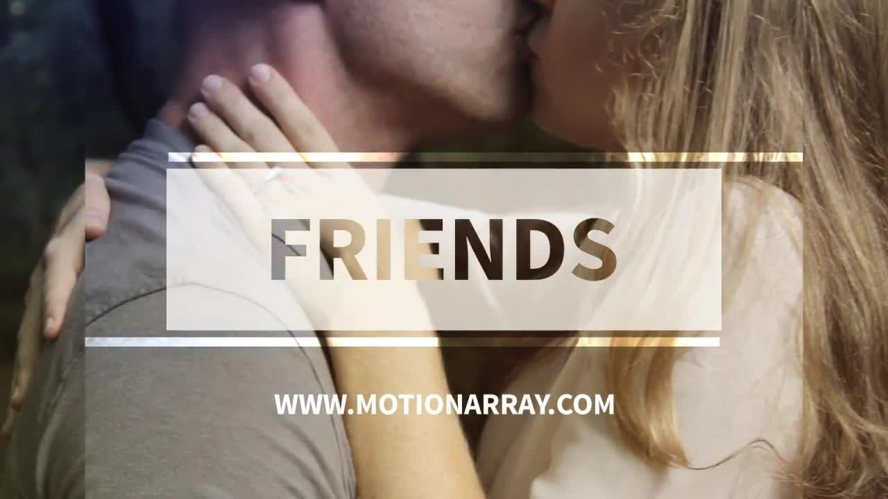 简单的文本标题和视频素材库精选AE模板