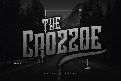 Crozzoe Personal Use font素材之家精选英文字体