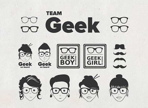 40个Geek矢量元素包 GEEK PACK Icons