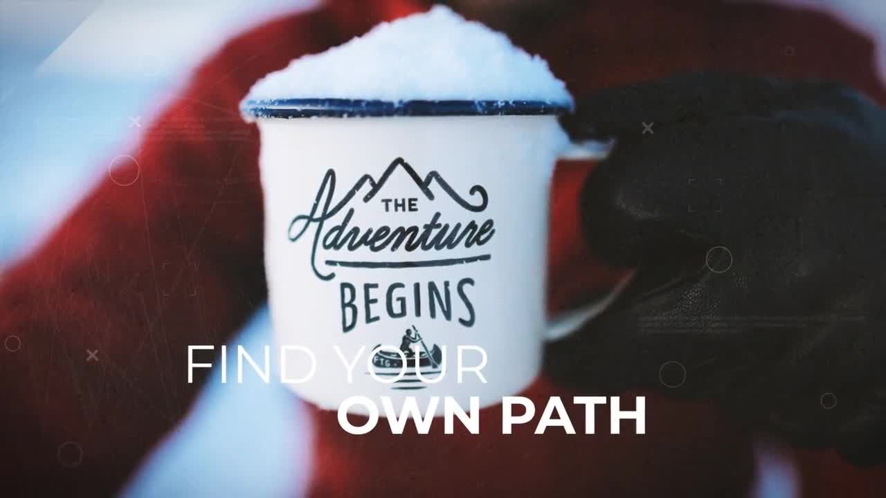 简洁鼓舞人心的照片幻灯片素材库精选AE模板