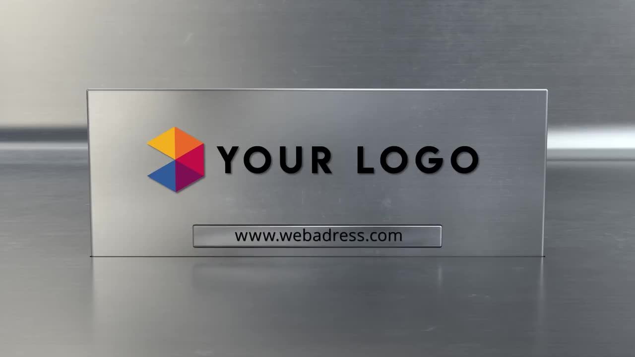 金属标识显示素材库精选AE模板