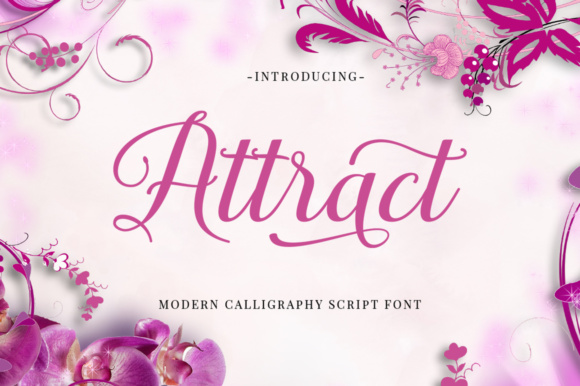 Attract Font素材之家精选英文字体