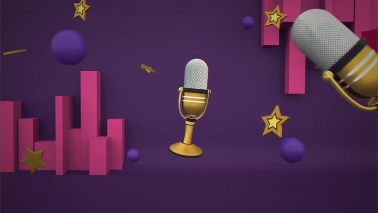 干净色彩鲜艳创造性音乐logo动画素材库精选AE模板