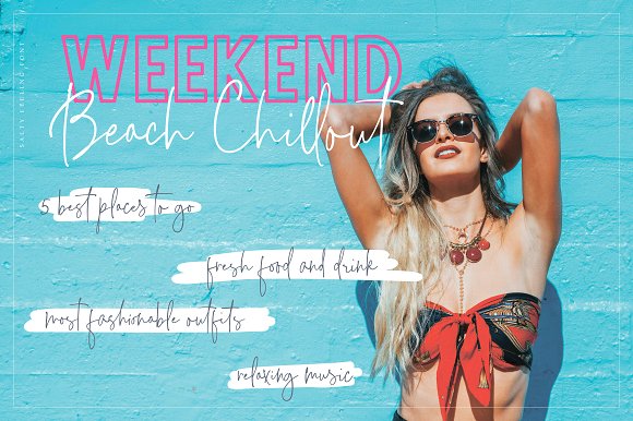 Salty Feeling Font插图3