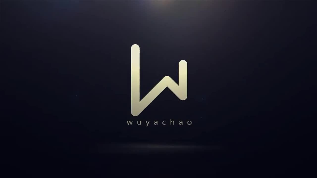 干净创意优雅电影条环绕展示徽标素材库精选AE模板